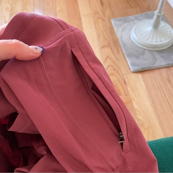 ATHLETA Brooklyn Heights Pink Rose Blush High Rise Jogger Pants 533443 EUC Sz 2 - Picture 8 of 12